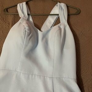 Azazie A2 Sky Blue Chiffon dress. Worn once. No stains,no tears/pulls.looks new.